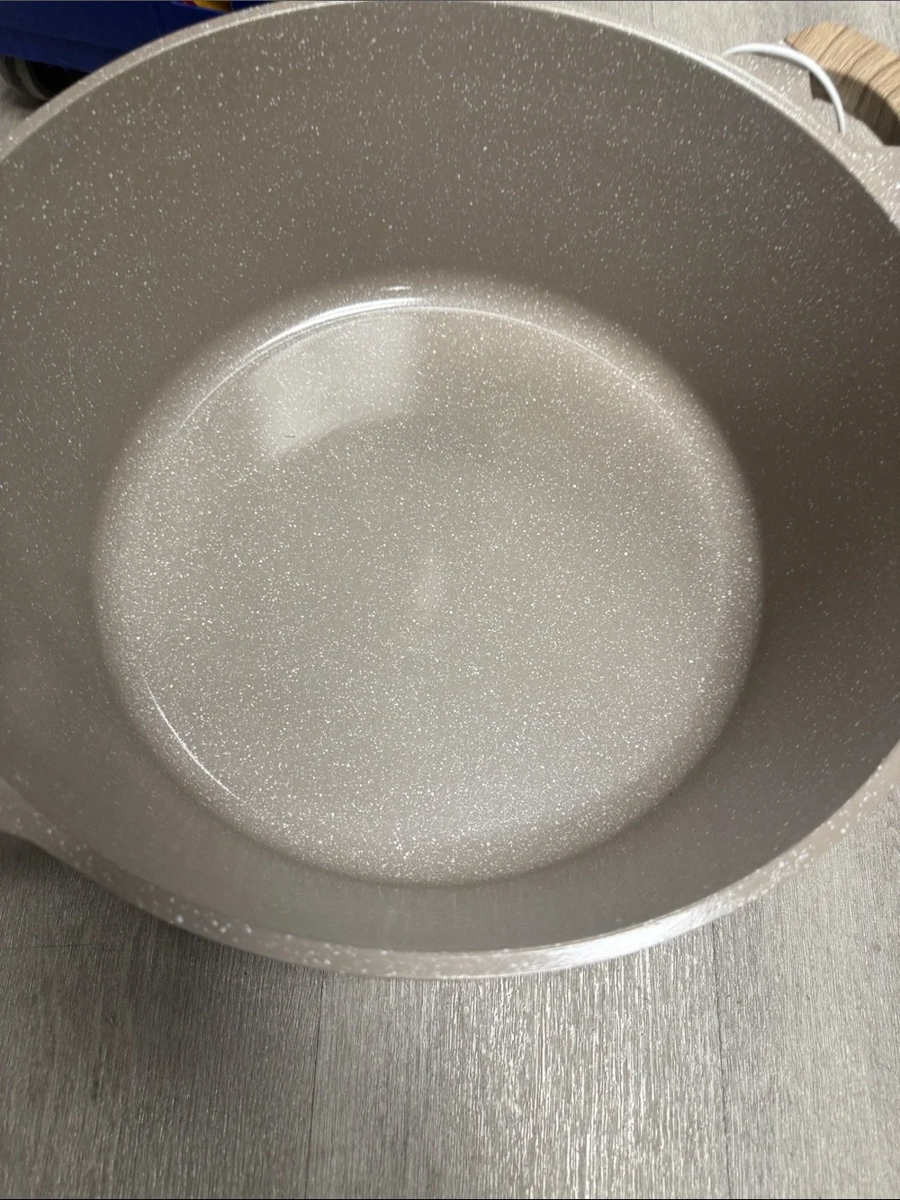 Glass Cookware Lid with Wooden Knob - Clear